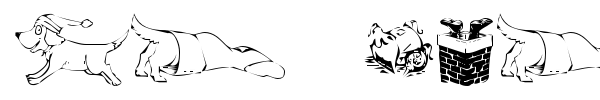 KR Christmas Dings 2004 font preview